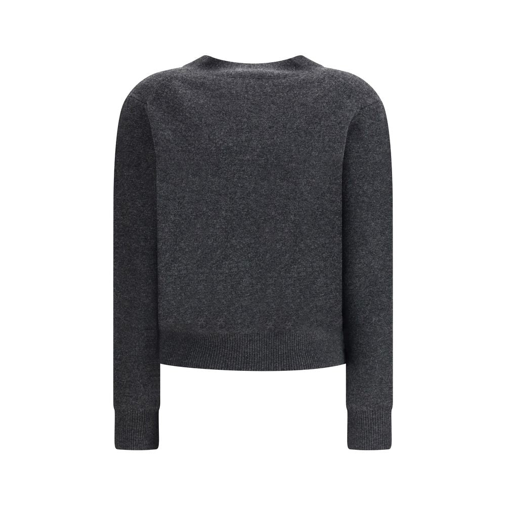 Sacai Gray Wool Cardigan | Regal Royce