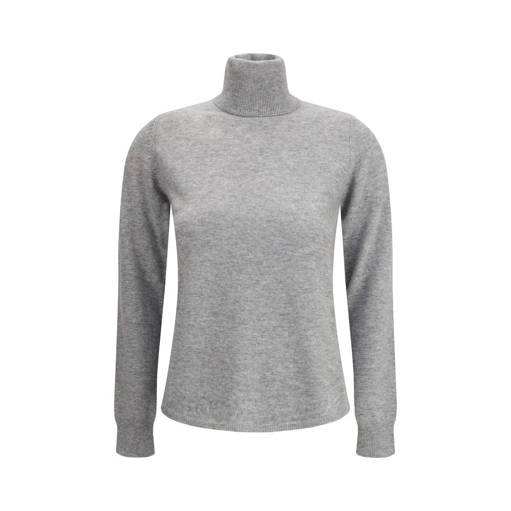 Max Mara Gray Wool Turtleneck | Regal Royce