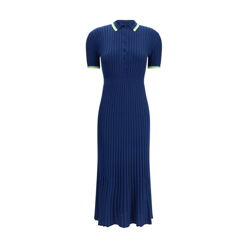Gabriela Hearst Blue Silk Casual Dress | Regal Royce