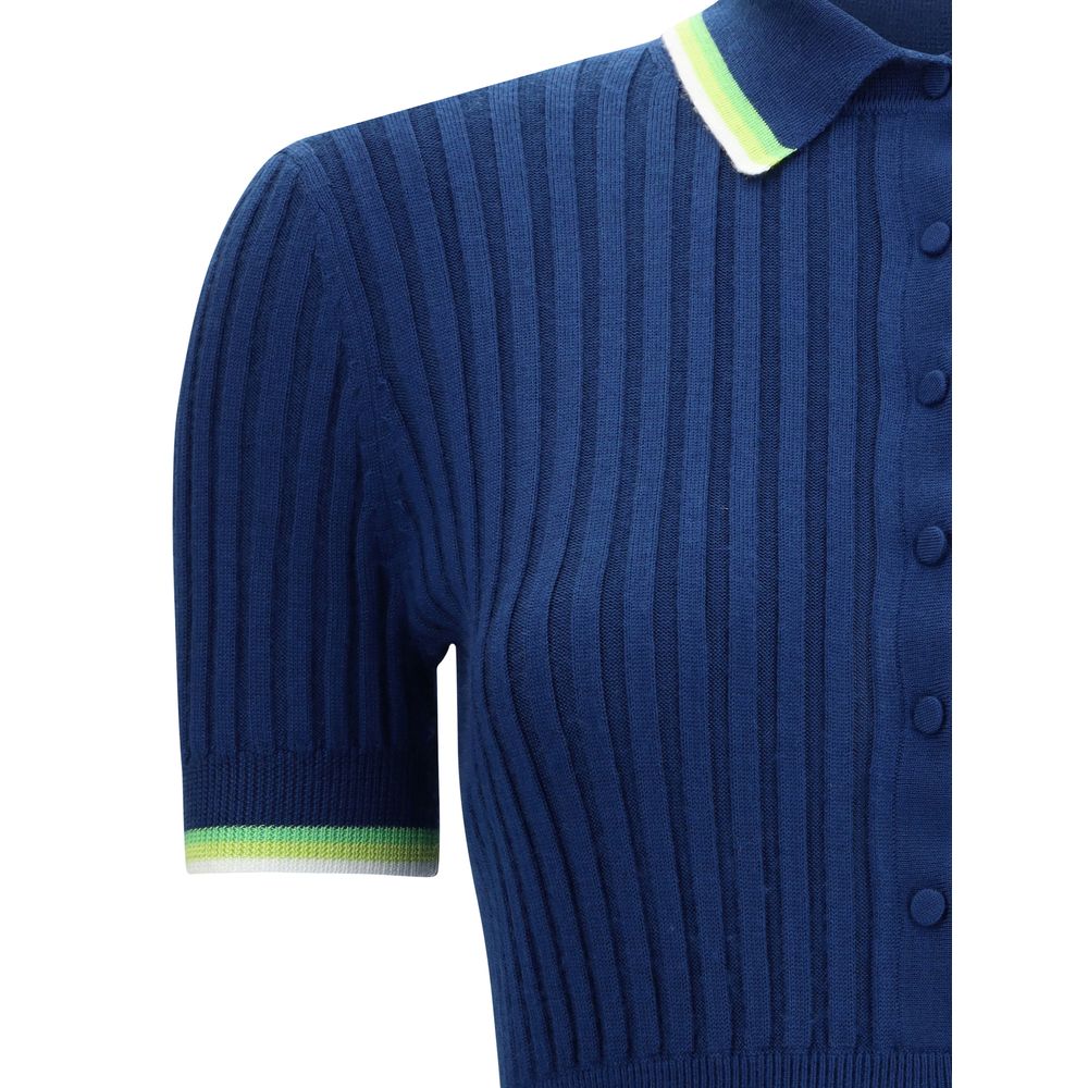 Gabriela Hearst Blue Silk Casual Dress | Regal Royce