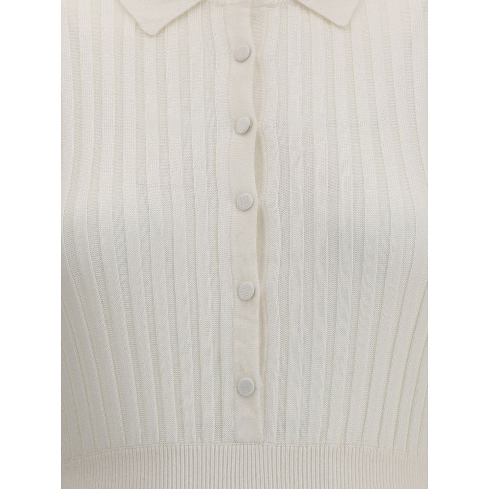 Gabriela Hearst White Silk Casual Dress | Regal Royce