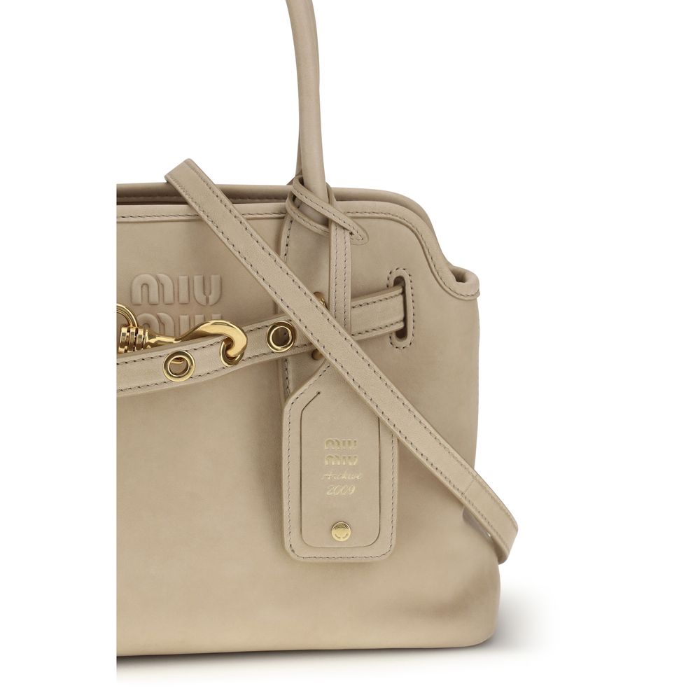 Miu Miu Beige Lamb Ovis Aries Aries Handbag | Regal Royce