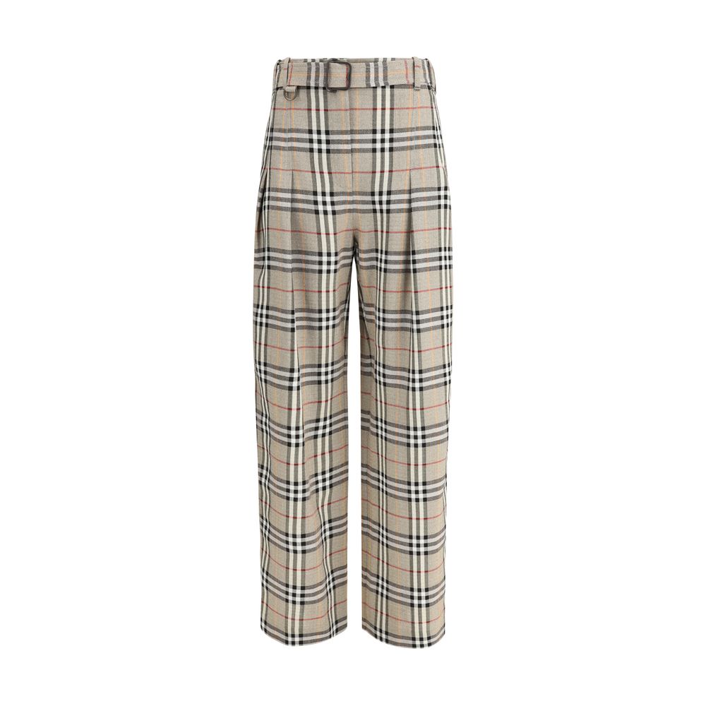 Burberry Beige Viscose Casual Pants | Regal Royce