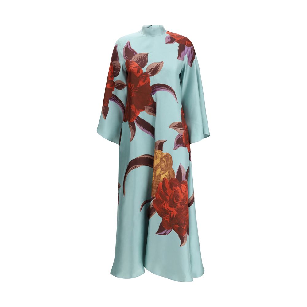 La Double J Multicolor Silk Casual Dress | Regal Royce
