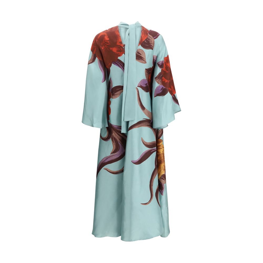 La Double J Multicolor Silk Casual Dress | Regal Royce