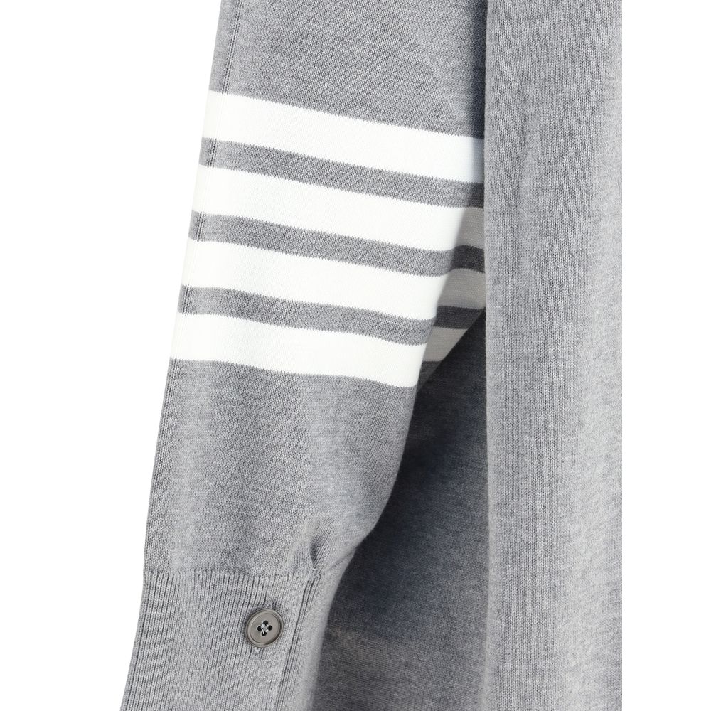 Thom Browne Gray Cotton Cardigan | Regal Royce