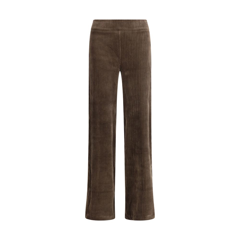 Avenue Montaigne Brown Cotton Casual Pants | Regal Royce