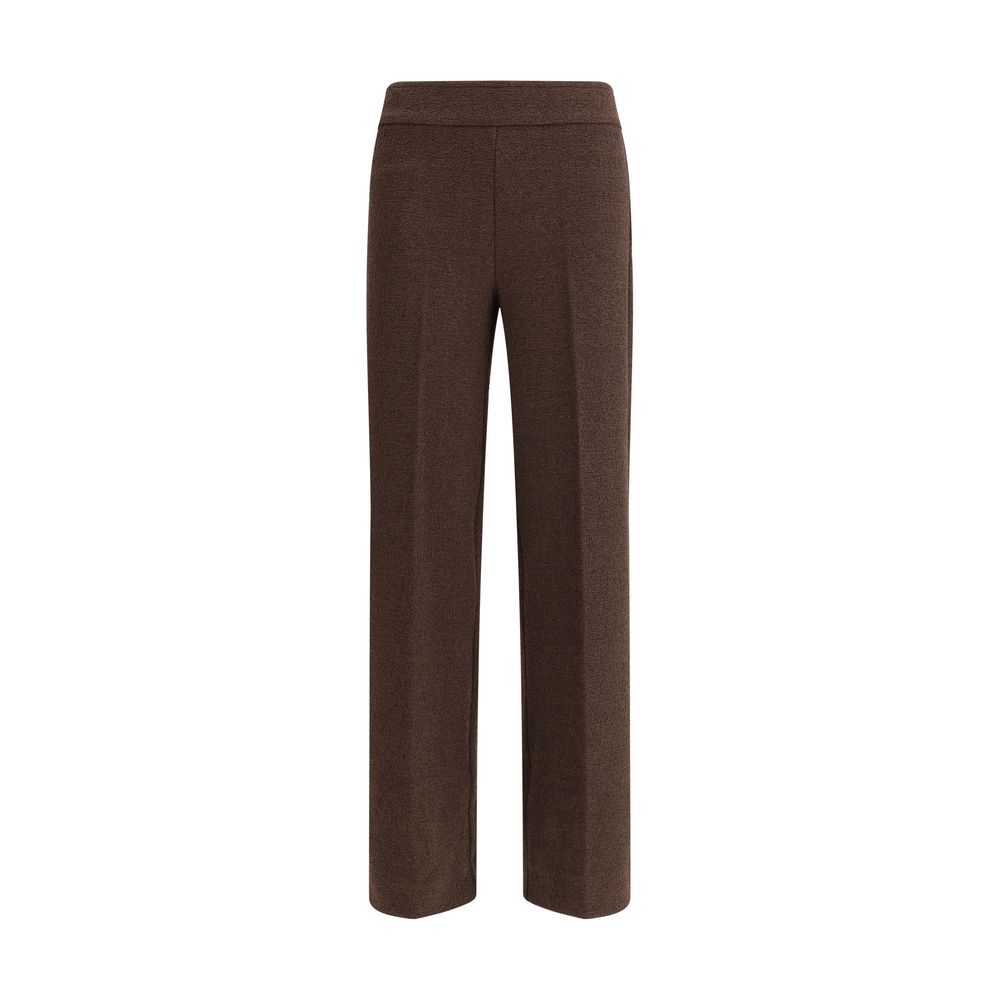 Avenue Montaigne Brown Polyester Casual Pants | Regal Royce