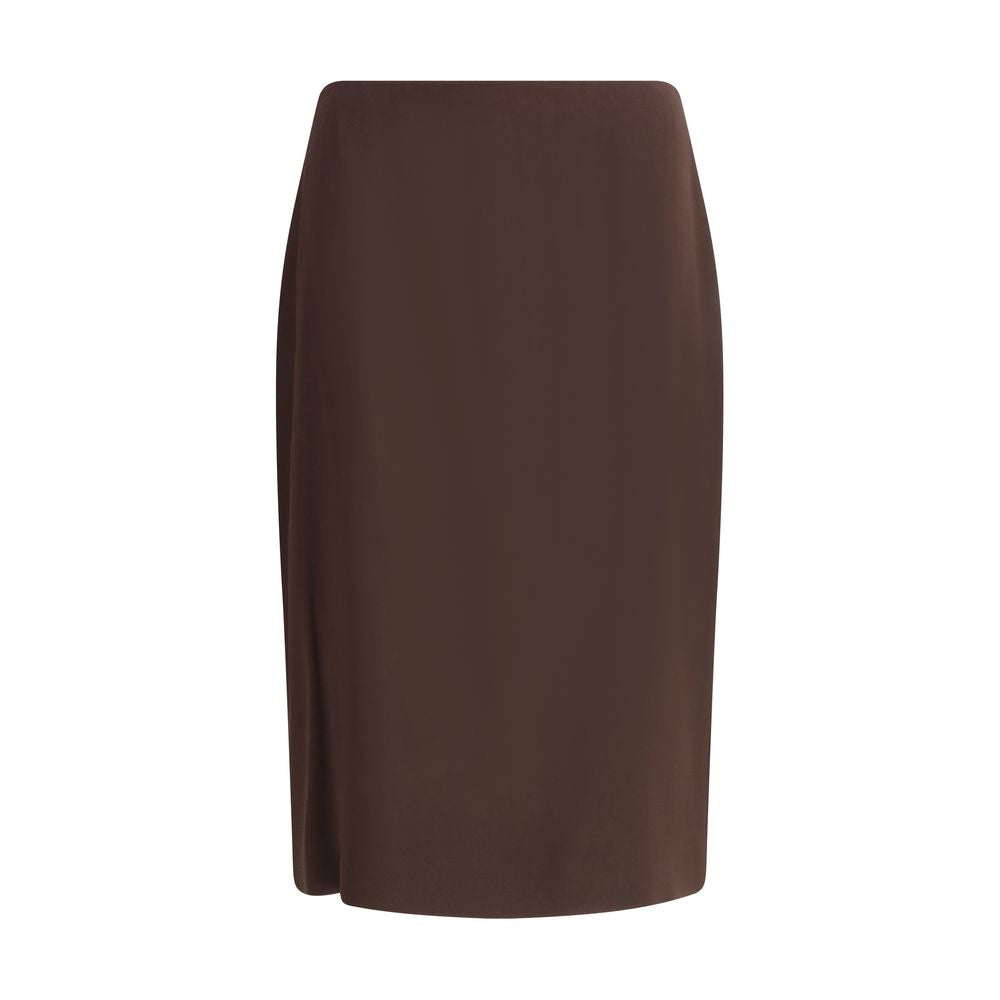 Tom Ford Brown Acetate Midi Skirt | Regal Royce