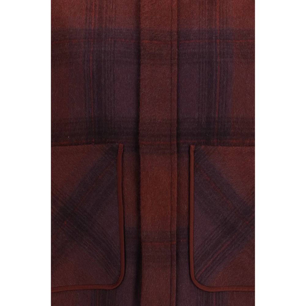 God's True Cashmere Purple Cashmere Coat | Regal Royce
