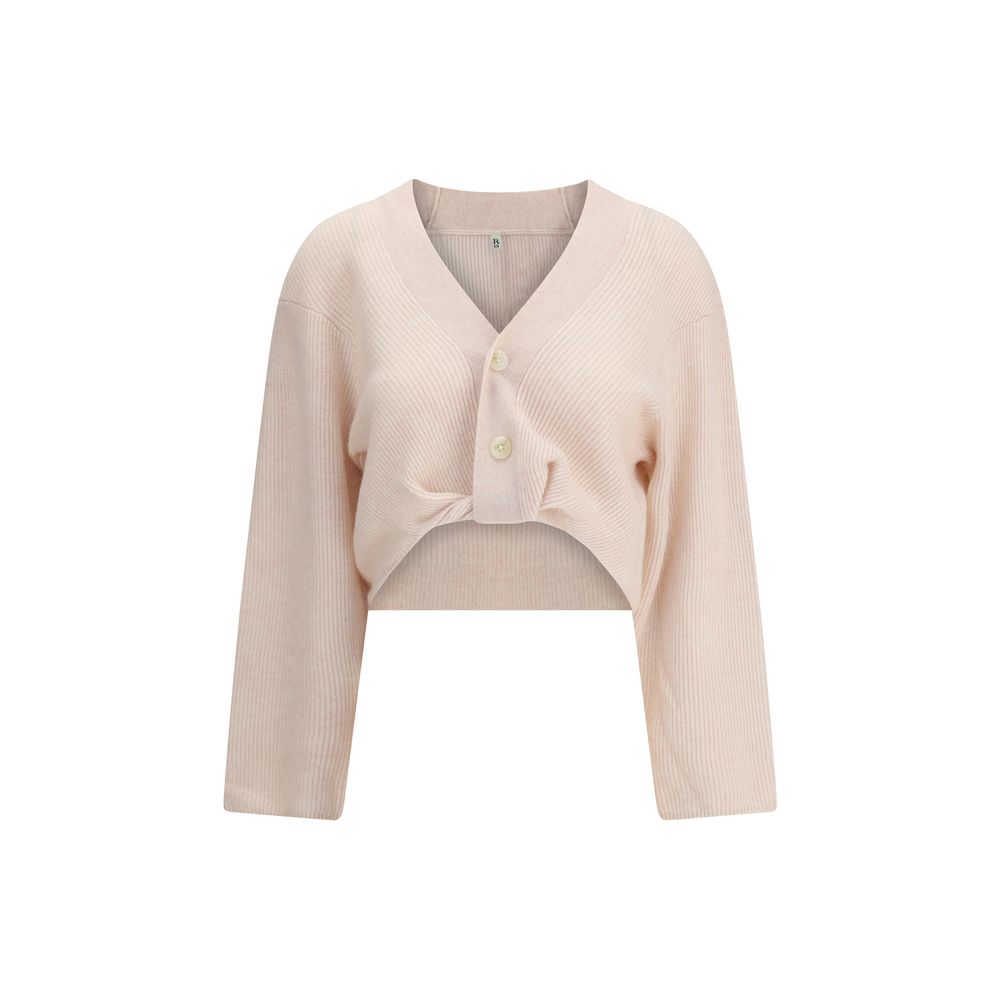 R13 Beige Cashmere Cardigan | Regal Royce