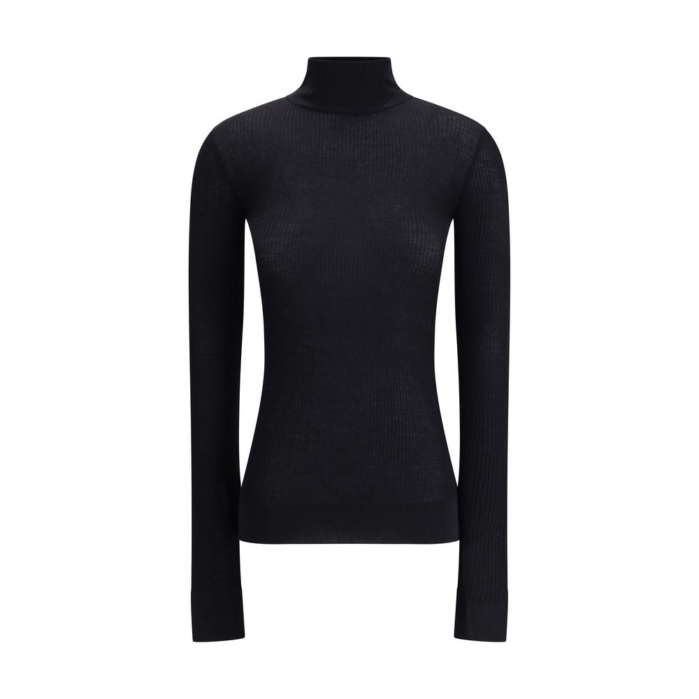 Lemaire Black Wool Top | Regal Royce
