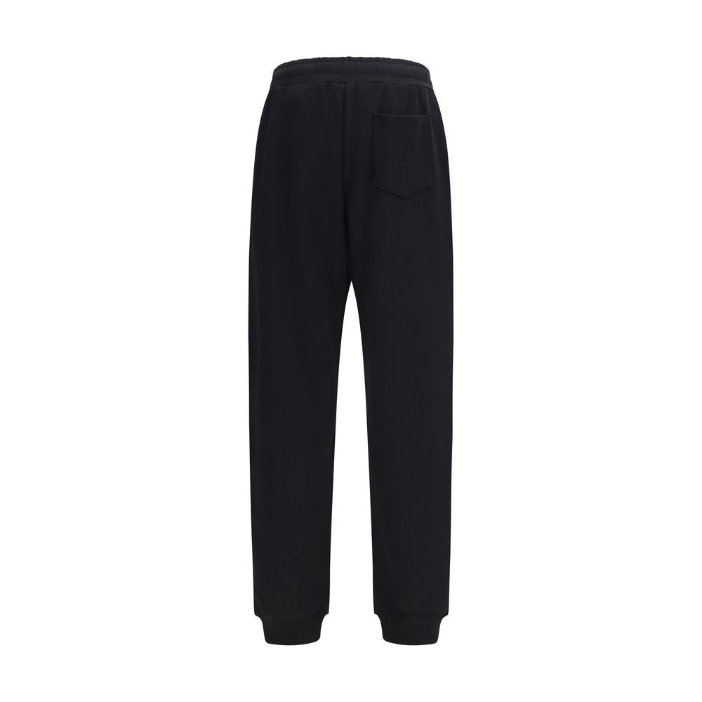 Moschino Black Cotton Casual Pants | Regal Royce