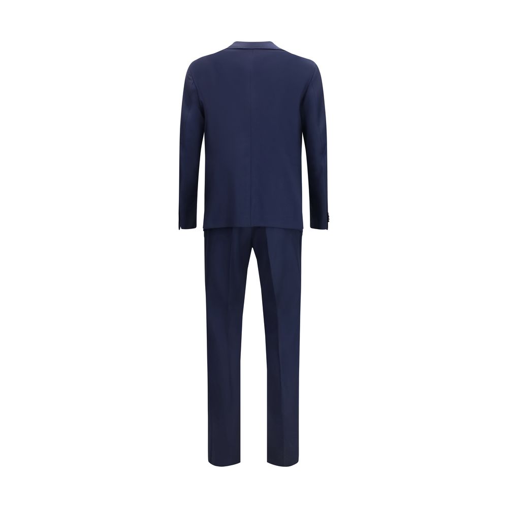 Tagliatore Blue Fleece Wool Two-Piece Suit | Regal Royce