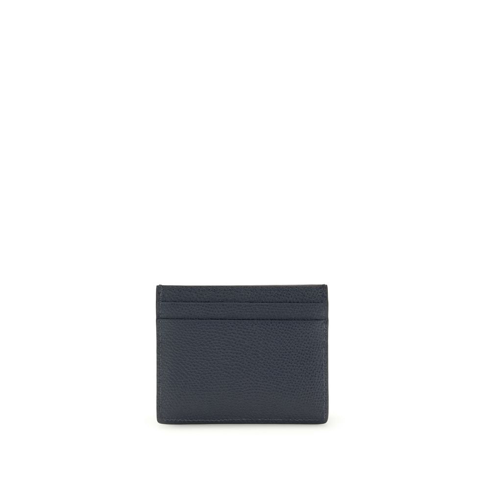 Valentino Garavani Blue Calf Leather Bos Taurus Wallet | Regal Royce