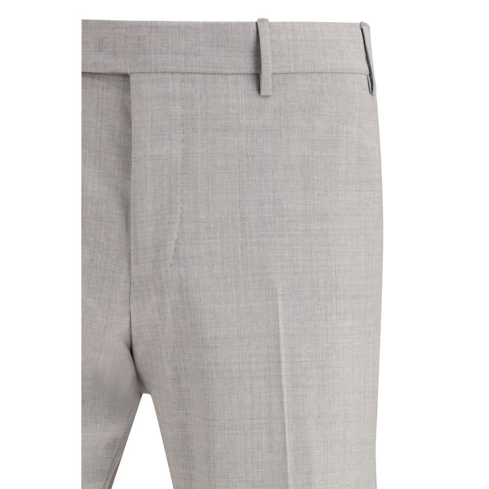 PT Torino Gray Wool Oves Aries Dress Pants | Regal Royce