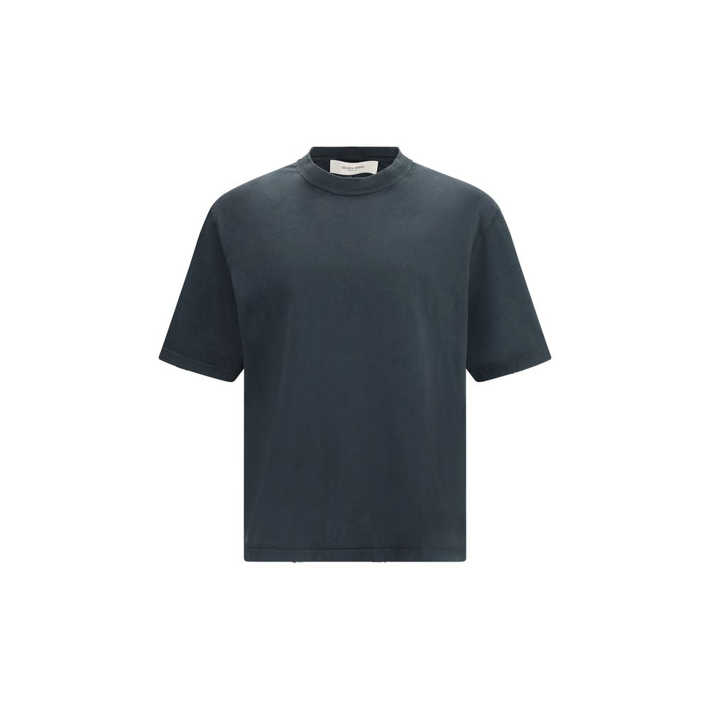 Golden Goose Black Cotton T-Shirt | Regal Royce