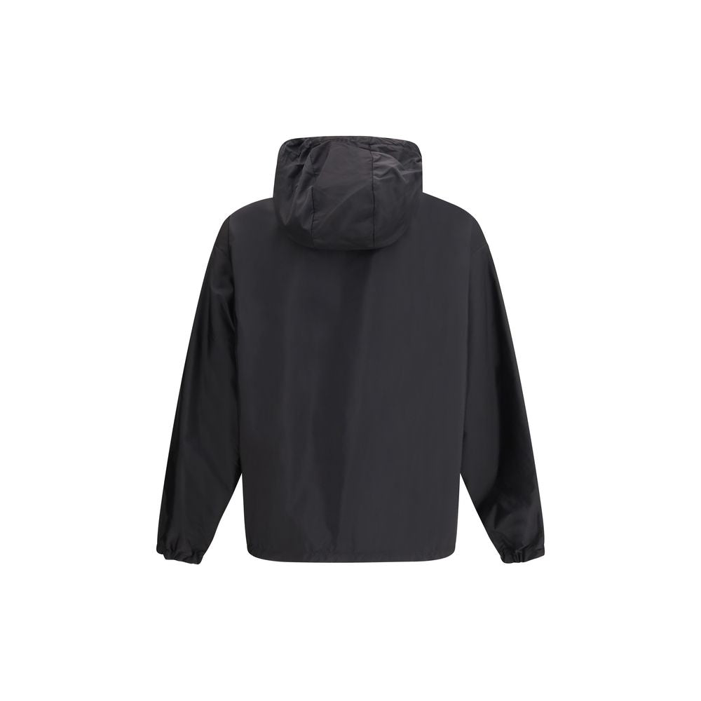 Prada Black Recycled Polyamide Shell Jacket | Regal Royce