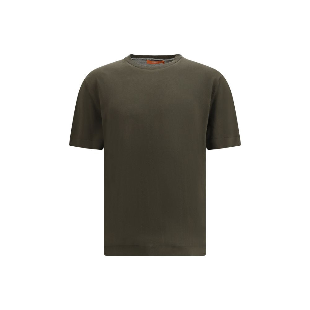 Cruna Bicolor Cotton T-Shirt | Regal Royce