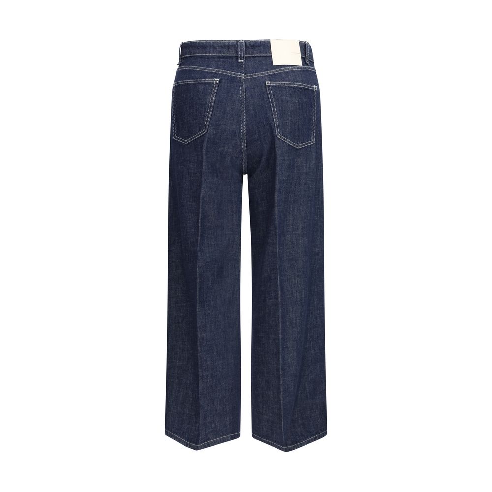 Cruna Blue Cotton Jeans Denim | Regal Royce