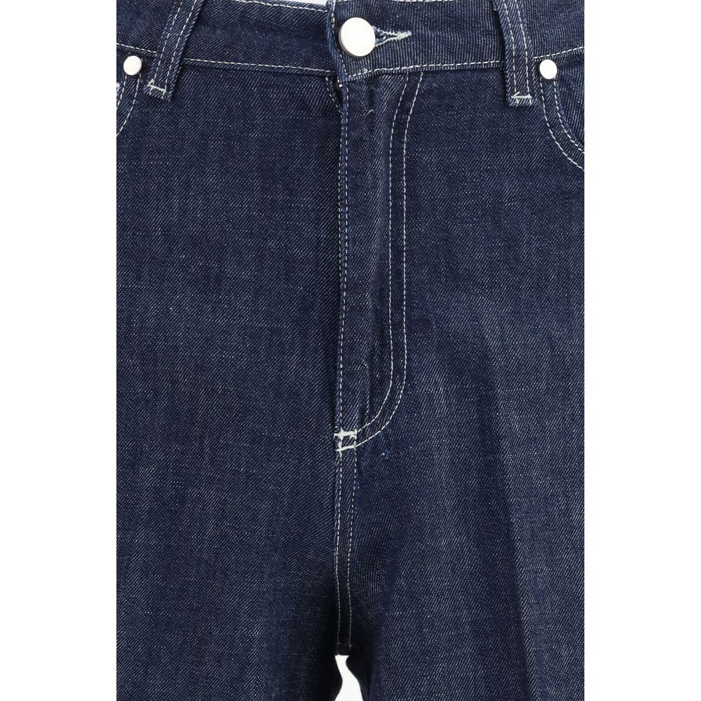 Cruna Blue Cotton Jeans Denim | Regal Royce