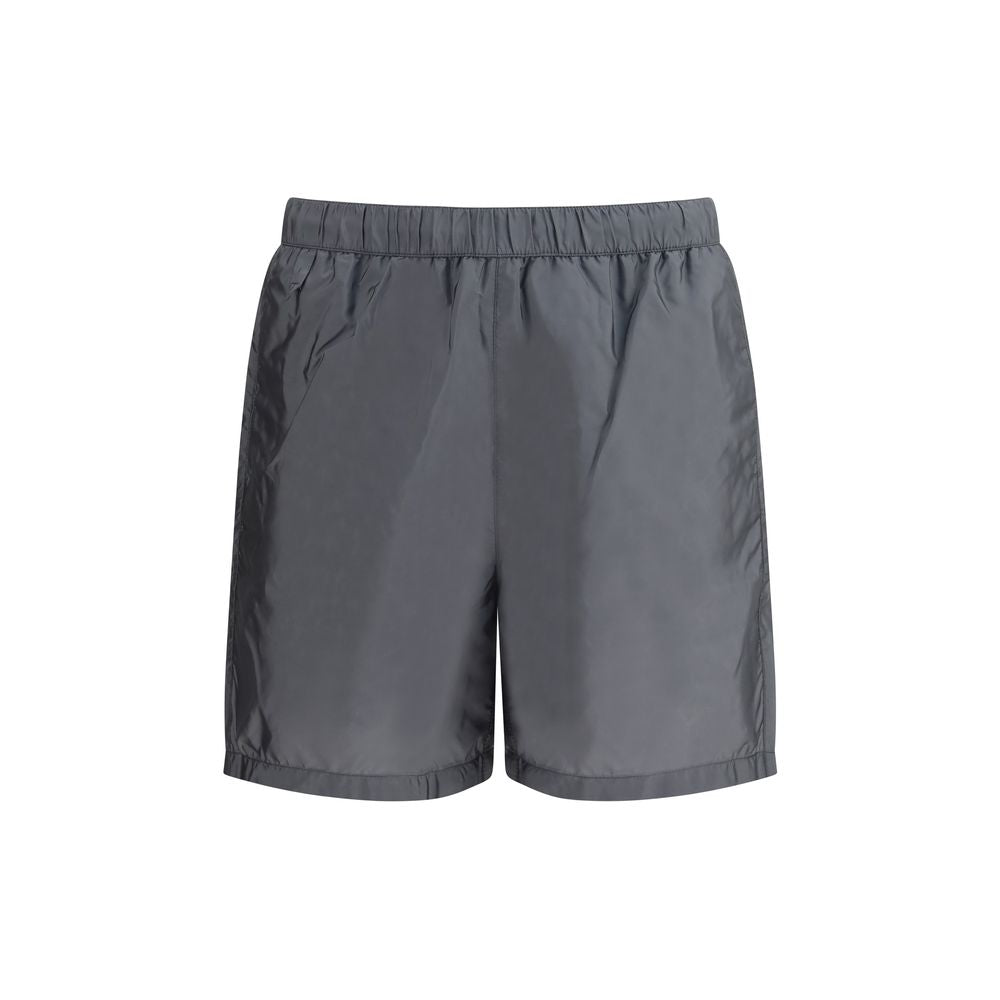 Prada Gray Recycled Polyamide Short And Mini Shorts | Regal Royce
