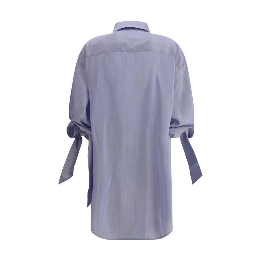 SA SU PHI Blue Silk Pattern Shirt | Regal Royce