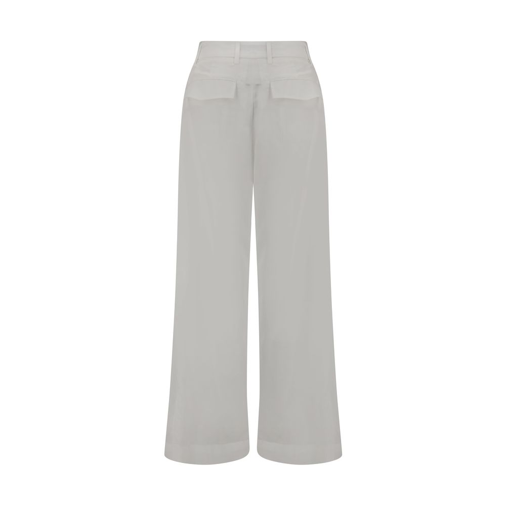 The Latest White Cotton Casual Pants | Regal Royce