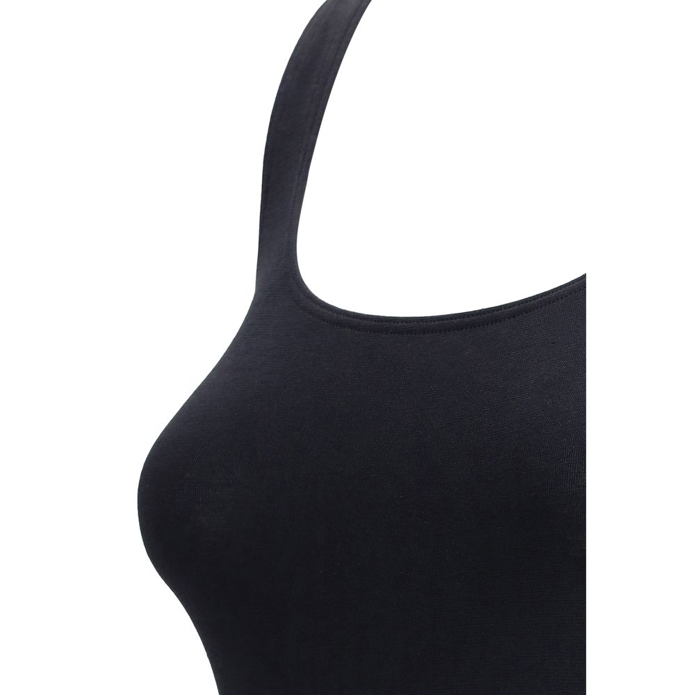 Wolford Black Cotton Top | Regal Royce