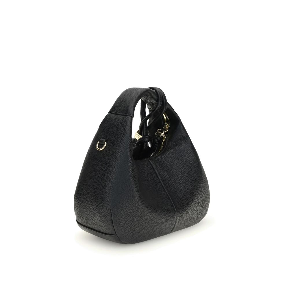 Ganni Black Recycled Polyester Handbag | Regal Royce
