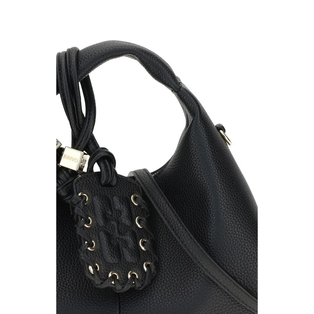 Ganni Black Recycled Polyester Handbag | Regal Royce