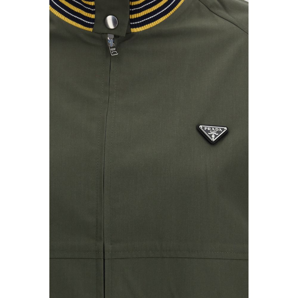 Prada Bicolor Polyester Bomber | Regal Royce