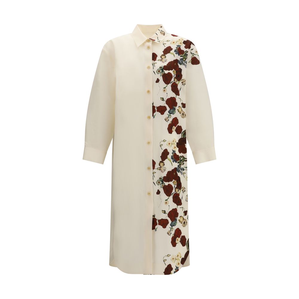 Khaite Beige Silk Casual Dress | Regal Royce