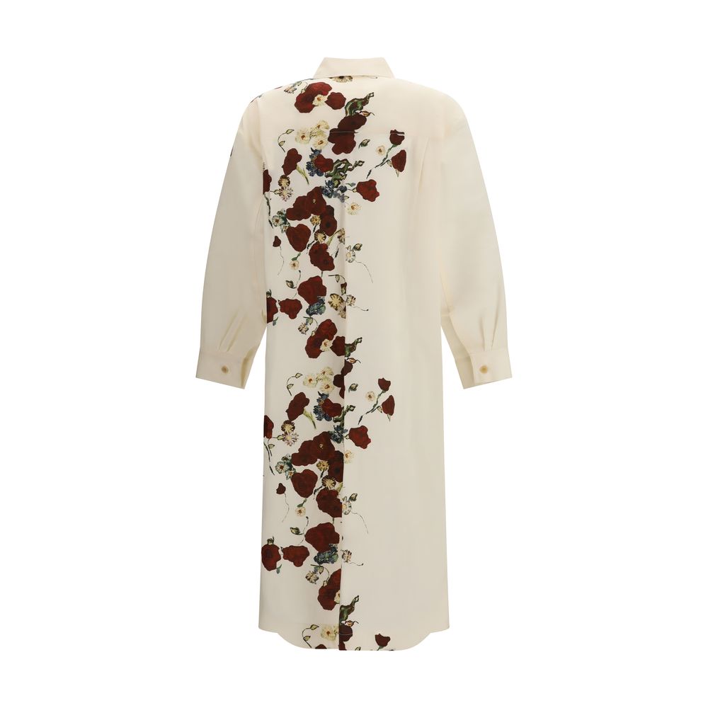 Khaite Beige Silk Casual Dress | Regal Royce