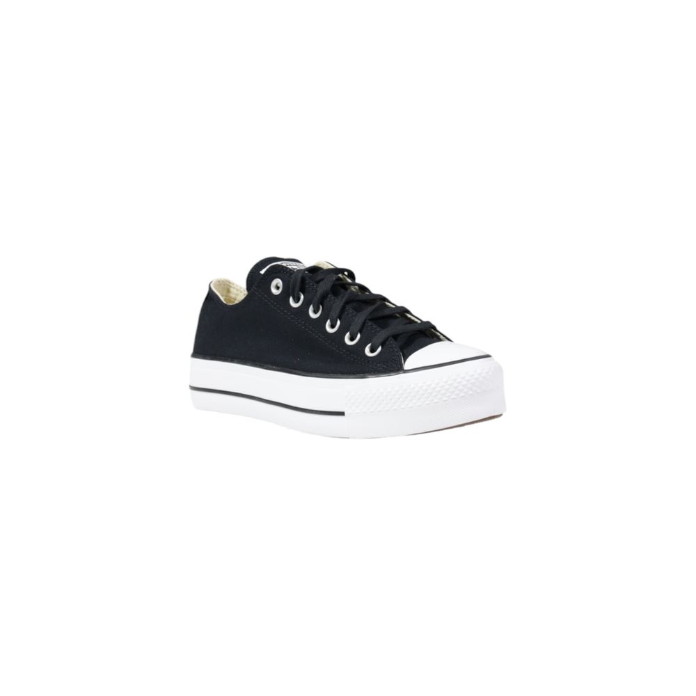 Converse Black Fabric Platform Sneakers | Regal Royce