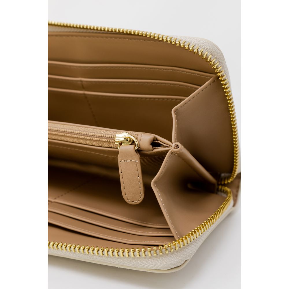 Love Moschino Beige Polyethylene Wallet | Regal Royce