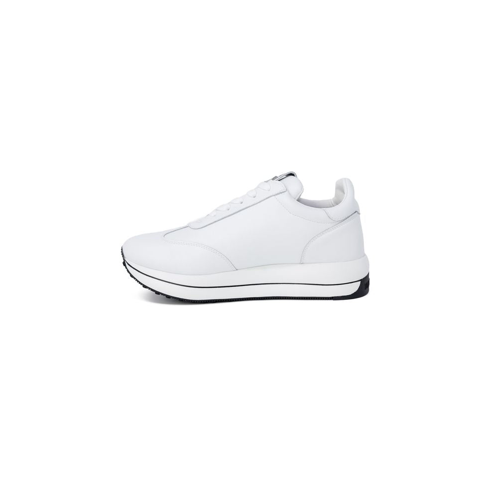 Love Moschino White Leather Low Top Sneakers | Regal Royce