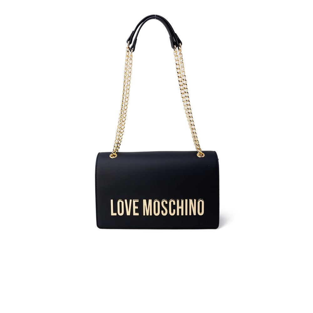 Love Moschino Black Polyethylene Handbag | Regal Royce