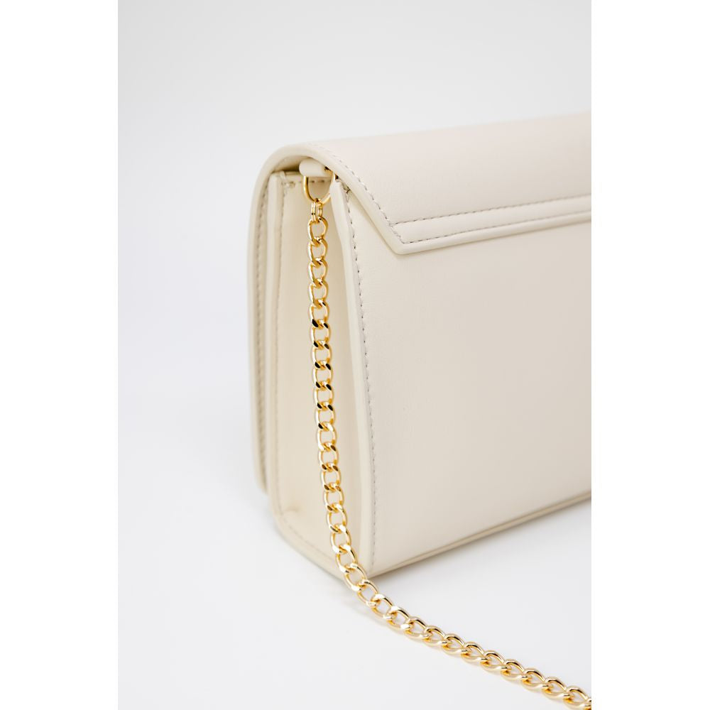 Love Moschino Beige Polyethylene Handbag | Regal Royce