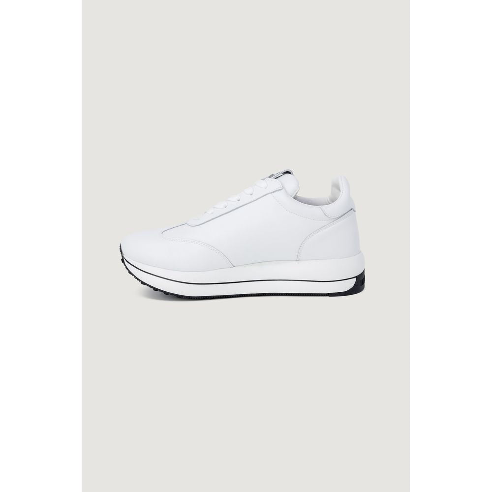Love Moschino White Leather Low Top Sneakers | Regal Royce