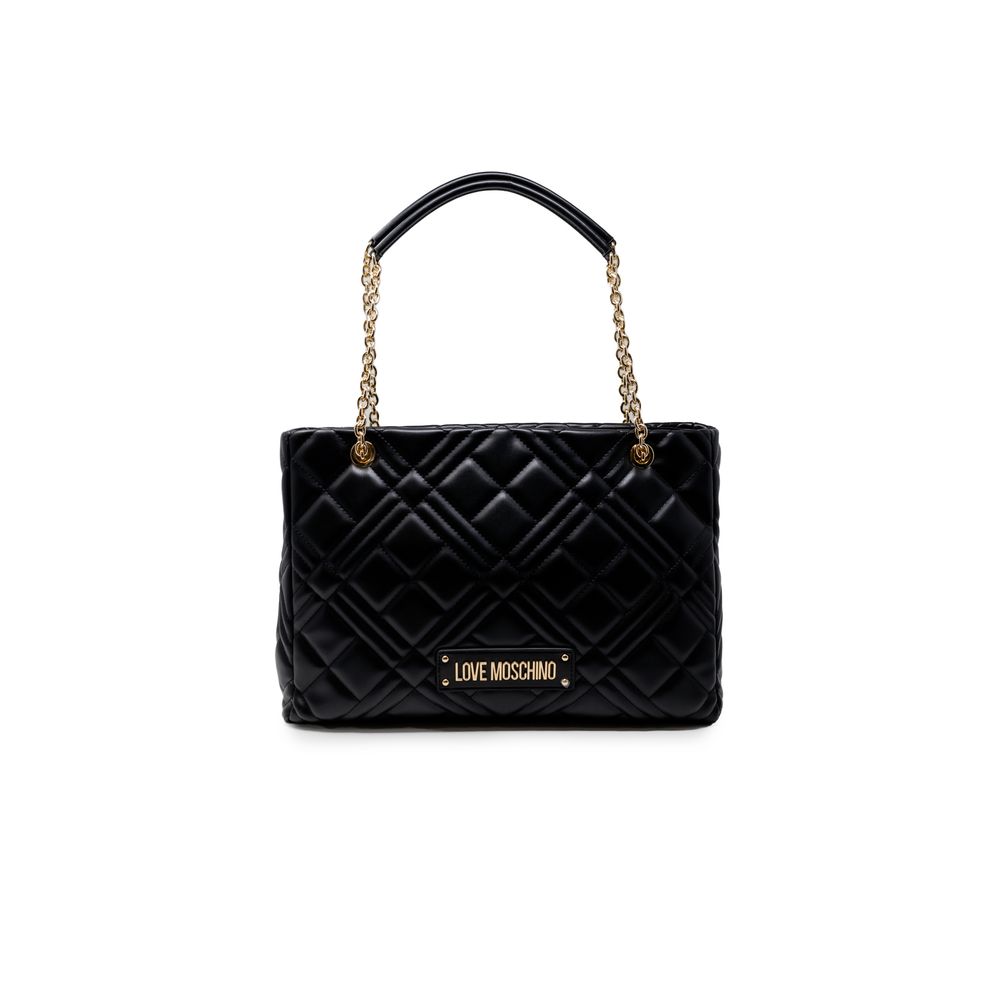Love Moschino Black Polyethylene Handbag | Regal Royce