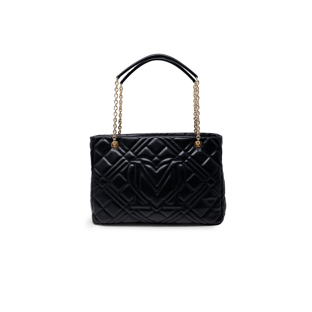 Love Moschino Black Polyethylene Handbag | Regal Royce