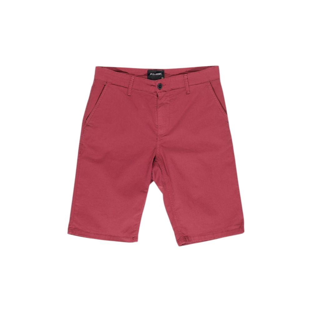 Lyle & Scott Bordeaux Cotton Bermuda Shorts | Regal Royce