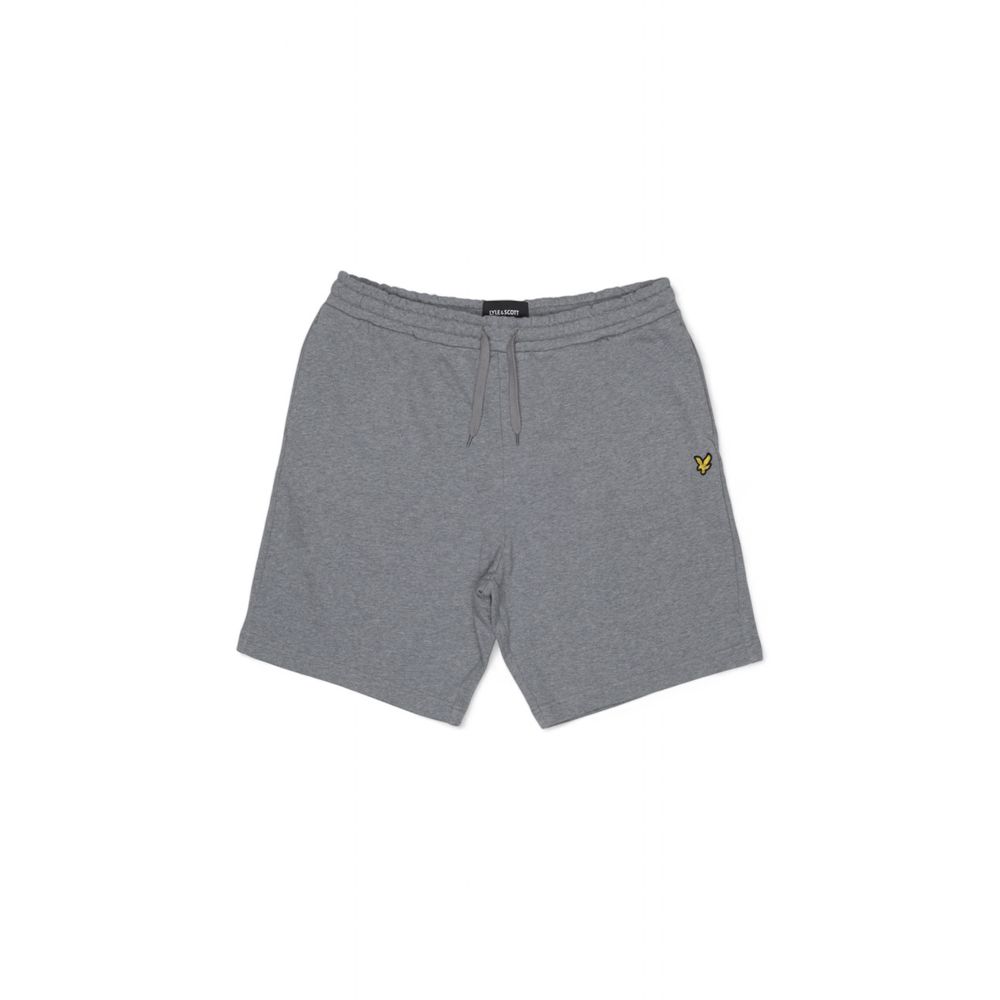 Lyle & Scott Gray Cotton Bermuda Shorts | Regal Royce