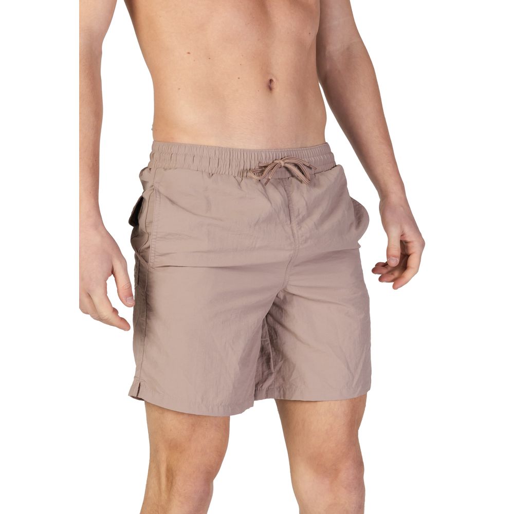 Lyle & Scott Beige Nylon Swim Shorts | Regal Royce