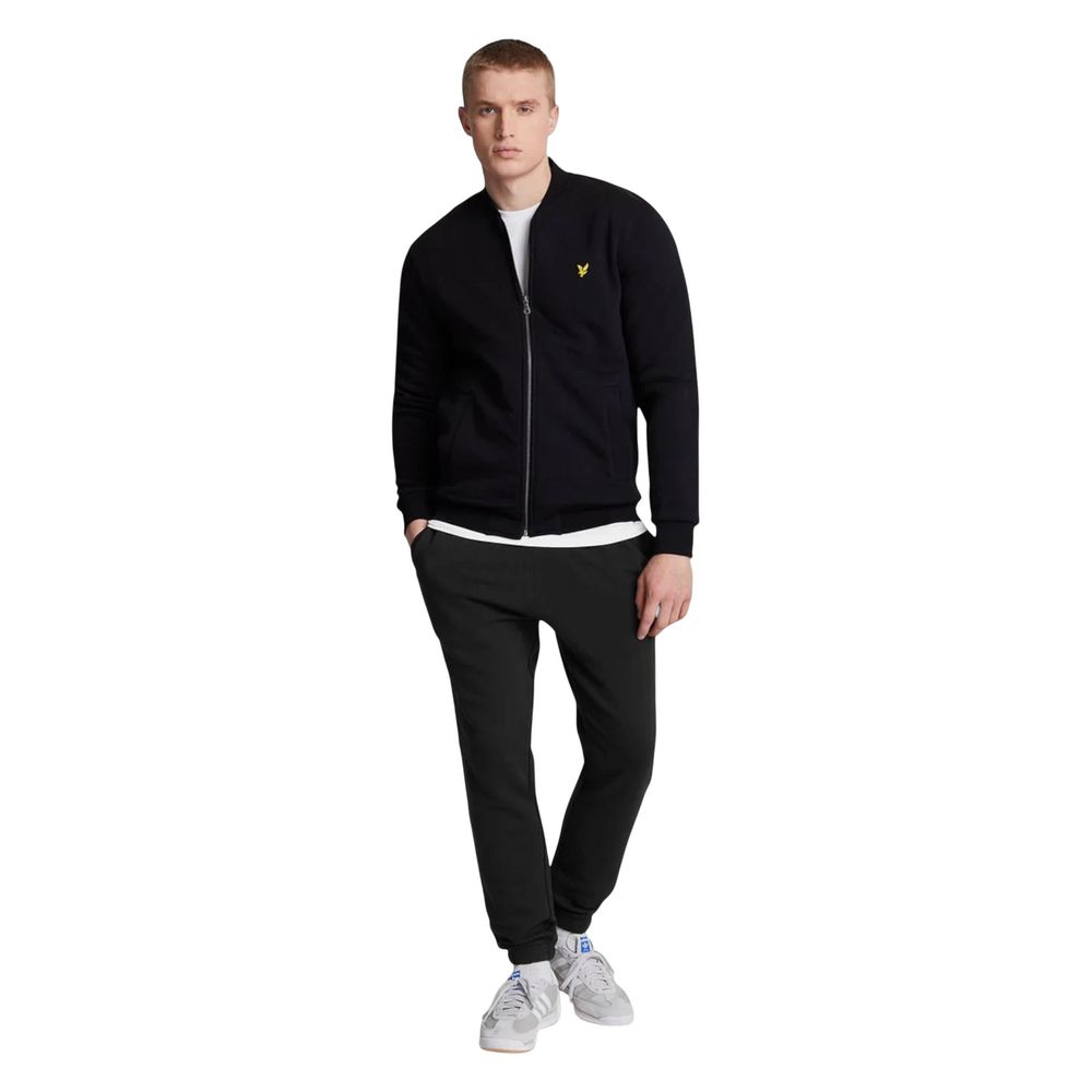 Lyle & Scott Black Cotton Joggers (Workout Pants) | Regal Royce