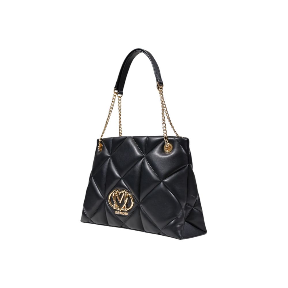 Love Moschino Black Polyethylene Handbag | Regal Royce
