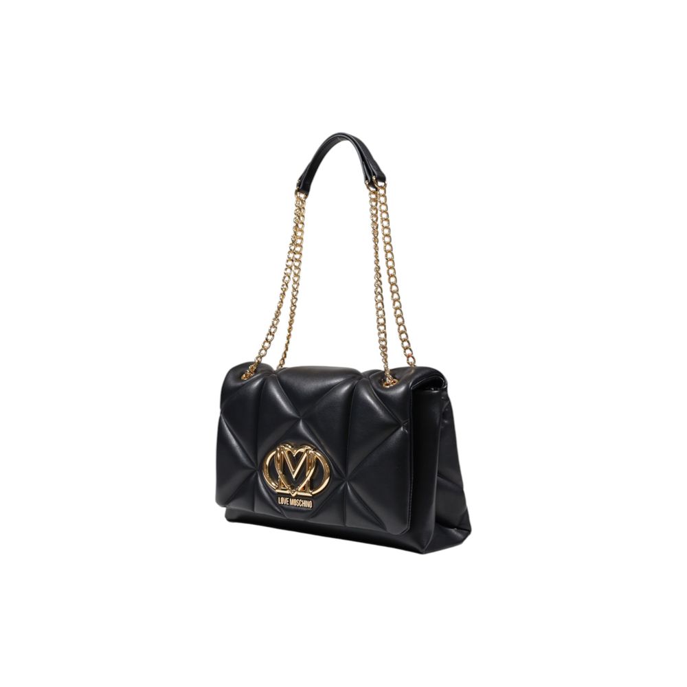 Love Moschino Black Polyethylene Handbag | Regal Royce