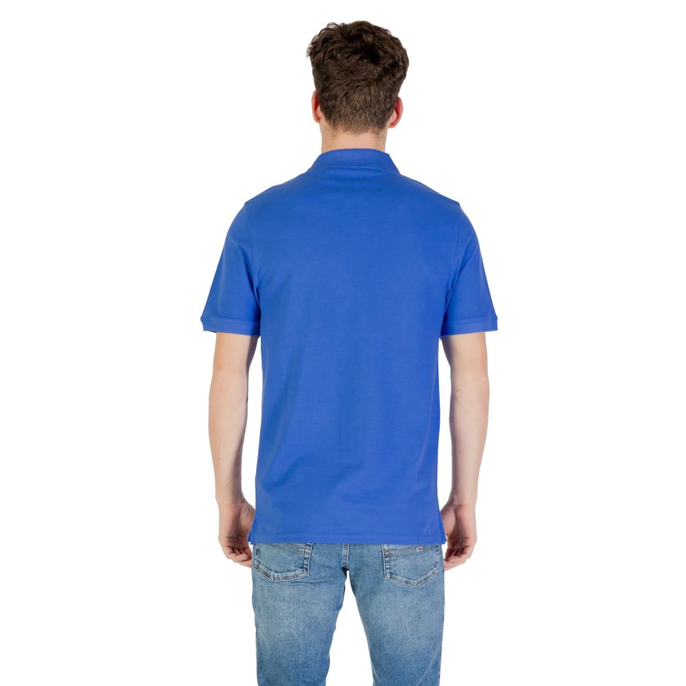 Lyle & Scott Blue Cotton Polo Shirt | Regal Royce