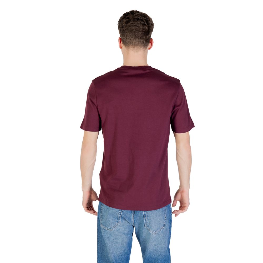 Lyle & Scott Bordeaux Cotton T-Shirt | Regal Royce